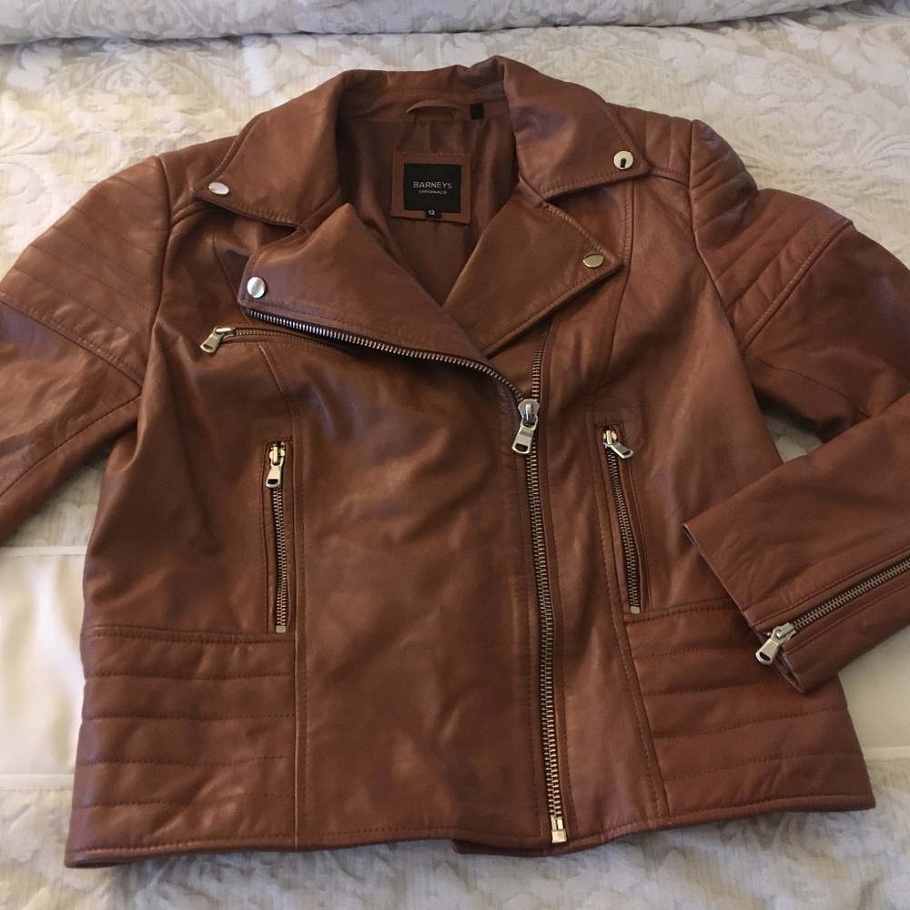 ASOS Brown Leather Jacket